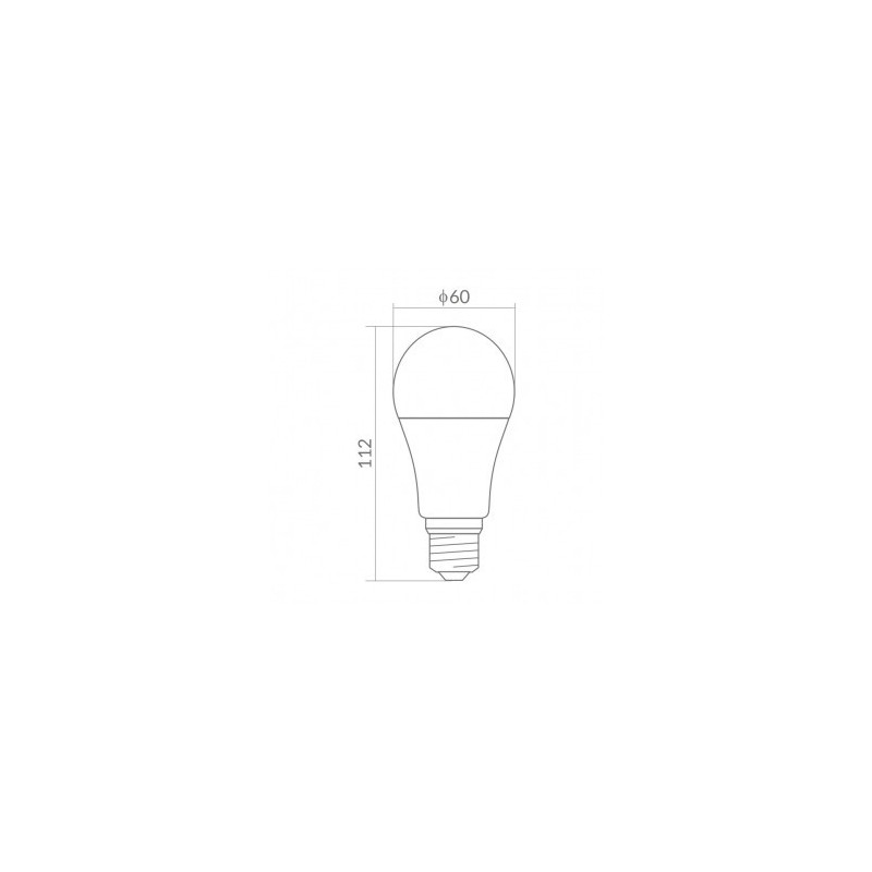 ŻARÓWKA LED A60 CLASSIC E27 10W 24V 4000K 900lm