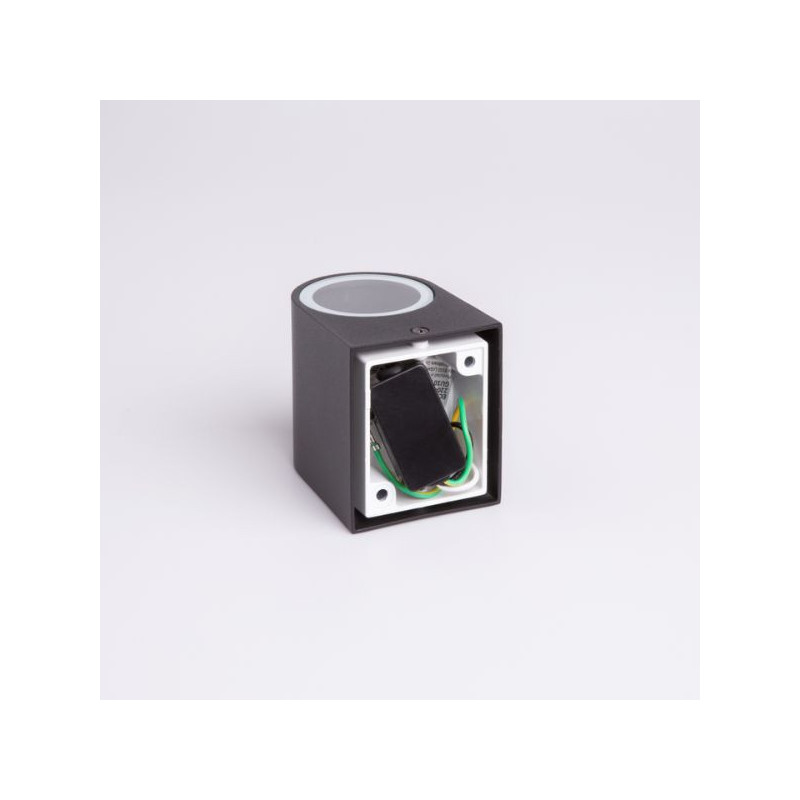 Oprawa elewacyjna OE-8 1xGU10 68x92x81 CZARNA