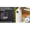 Oprawa elewacyjna OE-8 1xGU10 68x92x81 CZARNA