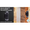 Oprawa elewacyjna OE-4C 2xGU10 100x100x240 CZARNA
