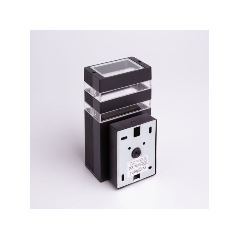 Oprawa elewacyjna OE-2C 1XGU10 110x105x200 CZARNA