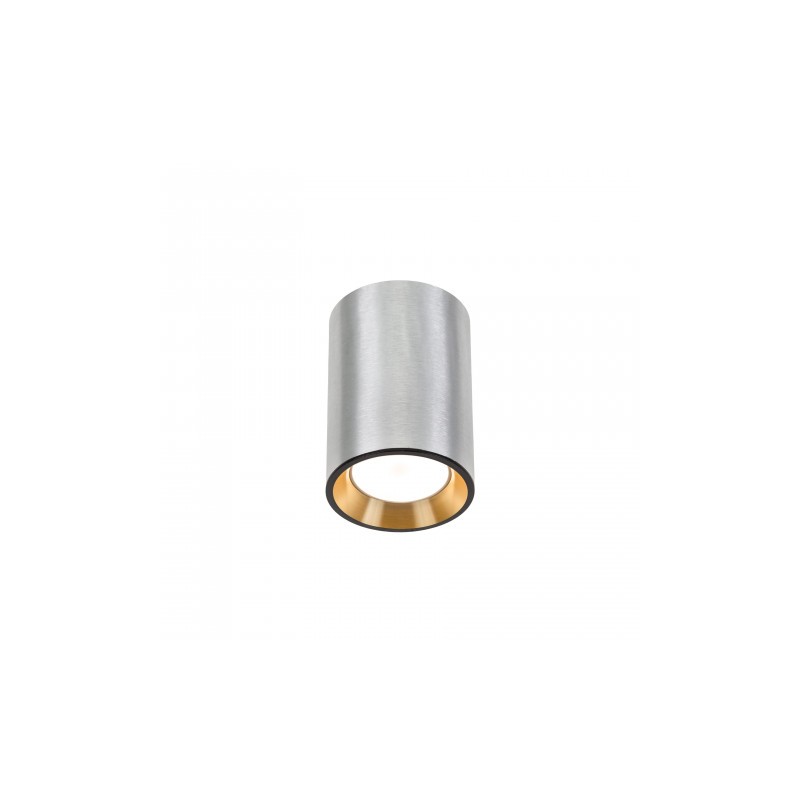 Srebrna tuba sufitowa CHLOE MINI GU10 IP20
