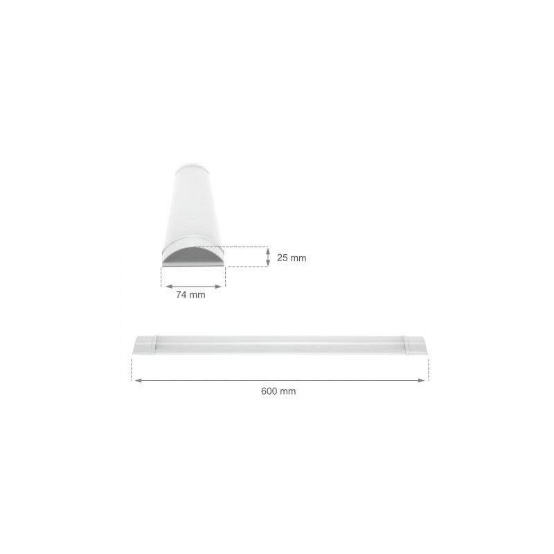 VIGA LED 18W 230V 60CM IP20 BEZ ZAWIESI CW