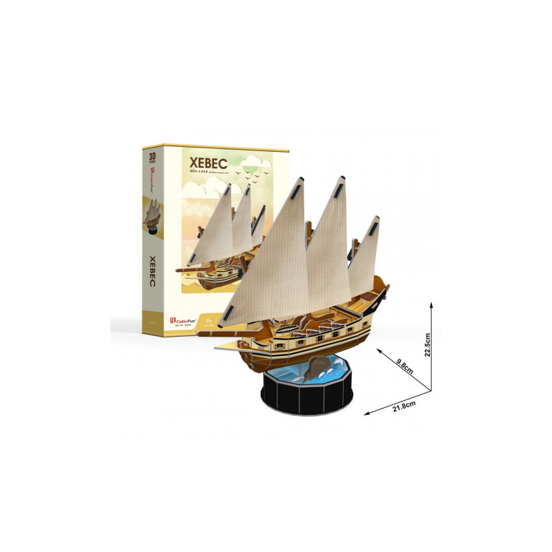 PUZZLE 3D XEBEC 53el CUBICFUN