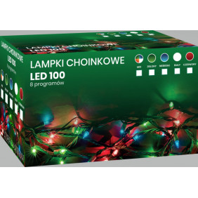 Lampki choinkowe LED 100 mix