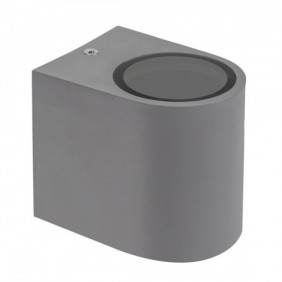 PARETE GU10 X1 JEDNOKIERUNKOWY KINKIET 250V IP54 80 x 73 x 95mm SZARY