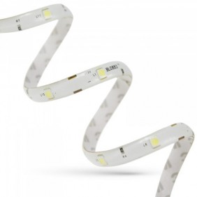 PASEK LED 24W 5050 30LED CW 5 LAT 1M (ROLKA 5M) - BEZ OSŁONY &