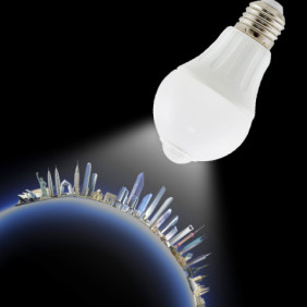 Żarówka LED A5S A60 E27 6W 6500K z czujnikiem