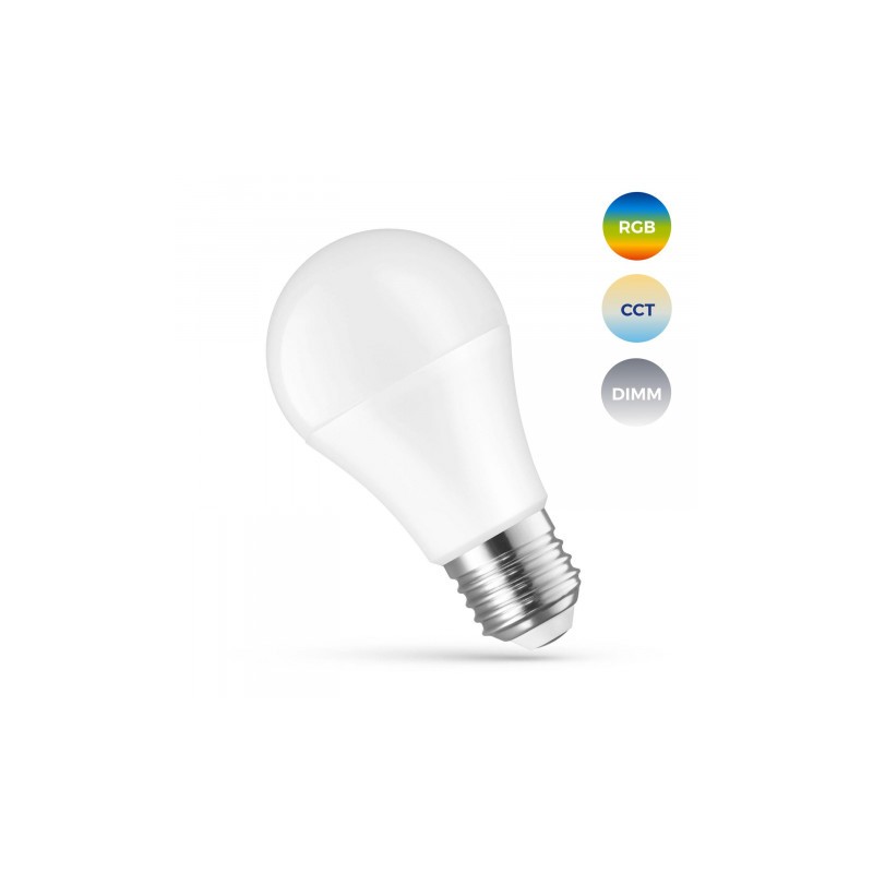 Żarówka LED E27 9W RGB+CCT SPECTRUM Tuya SMART