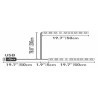 TAŚMA LED USB TV 2X50CM 6000K