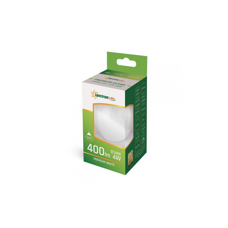 Żarówka E27 LED KULKA 4W 230V - Biała Ciepła