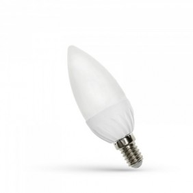 Żarówka LED E14 6W świecowa - Biała Zimna