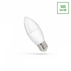 LED ŚWIECOWA E-27 230V 1W CW SPECTRUM