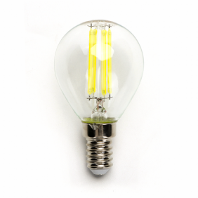 Żarówka LED FILAMENT G45 E14 4W 6500K przezroczysta