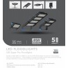 Halogen LED V-TAC 500W SAMSUNG CHIP Mean Well DRIVER Ściemnialny IP66 60st 60000lm 5 Lat Gwarancji VT-502D