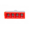 Szybkozłączka instalacyjna 2,5 mm2 - 4 styki (F2.0075) 100szt.