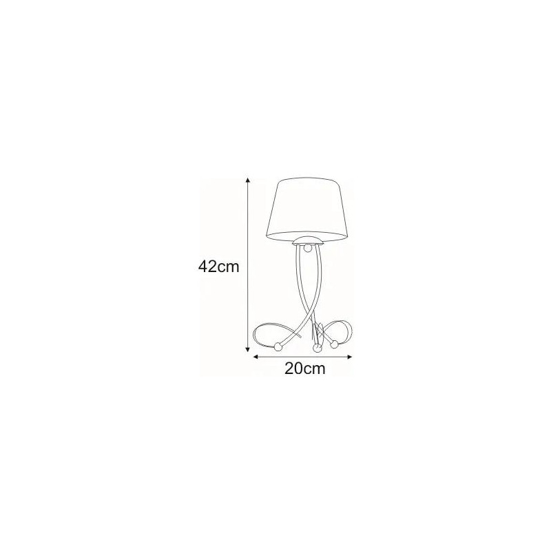 Lampka stołowa K-4083 z serii SOFIA K-4083
