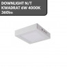DOWNLIGHT N/T KWADRAT 6W 4000K 360lm