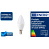 ŻARÓWKA LED C30 CANDLE E14 5W 6500K 450lm