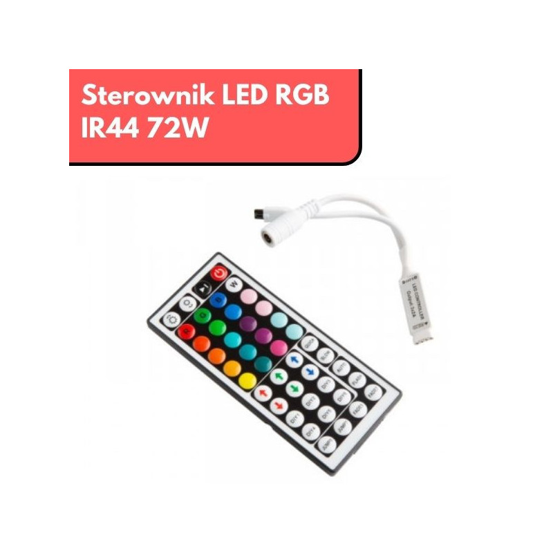 Sterownik LED RGB IR44 72W