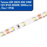 Taśma LED 2835 300 24W 12V IP20 4000K 200lm/m /5m/ 1 PCB