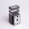 Oprawa elewacyjna OE-2S 1xGU10 110x105x200 ANTRACYT
