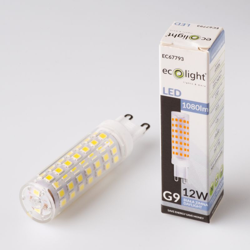ŻARÓWKA LED G9 12W 6500K 1080lm