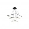 Lampa Wisząca Nix Black 117W Led