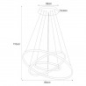 Lampa wisząca K-8153 z serii DIEGO BLACK