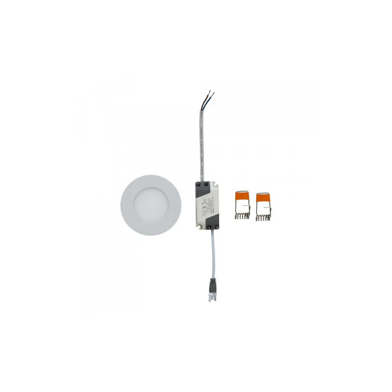 3W LED PANEL LIGHT WITH EMC DRIVER 4000K ROUND