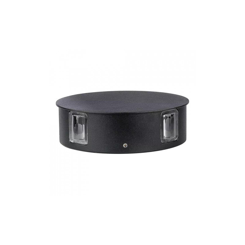 Oprawa Ścienna V-TAC 3W LED IP65 Czarna Okrągła VT-706 3000K 428lm