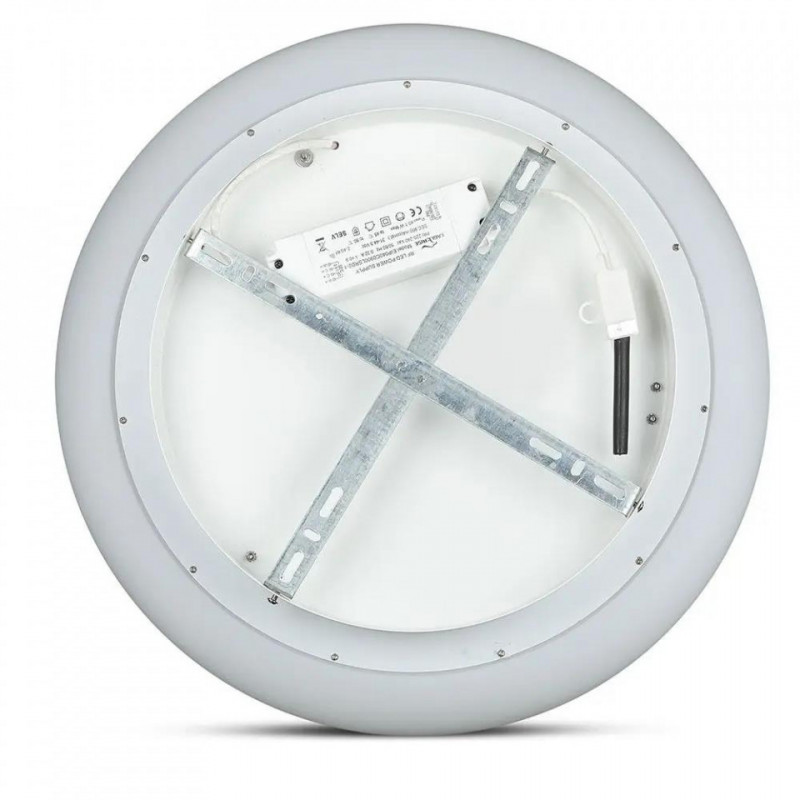 Oprawa LED V-TAC 80W Oprawa Sufitowa Owal Zmiana Barwy Światła D:750xH120 Ściemnianie Biały VT-7752 2700K-6400K 7300lm 3 Lata Gw
