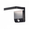 Oprawa Elewacyjna V-TAC 17W Czujnik Ruchu Czarna IP65 VT-11020S 4000K 2580lm