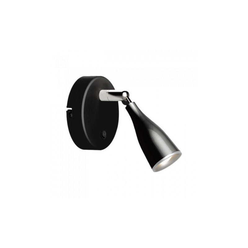 Kinkiet V-TAC 4,5W LED Czarny z włącznikiem VT-805 4000K 420lm 3 Lata Gwarancji