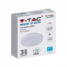 Plafon Natynkowy Okrągły V-TAC 15W LED SAMSUNG CHIP IP44 100Lm/W VT-8033 4000K 1850lm 3 Lata Gwarancji