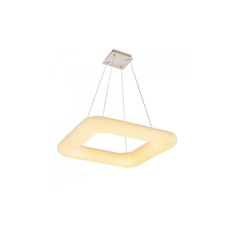 Oprawa LED V-TAC 42W Zwis Kwadrat Zmiana Barwy Światła D:600x600x120 Ściemnianie Biały VT-7607