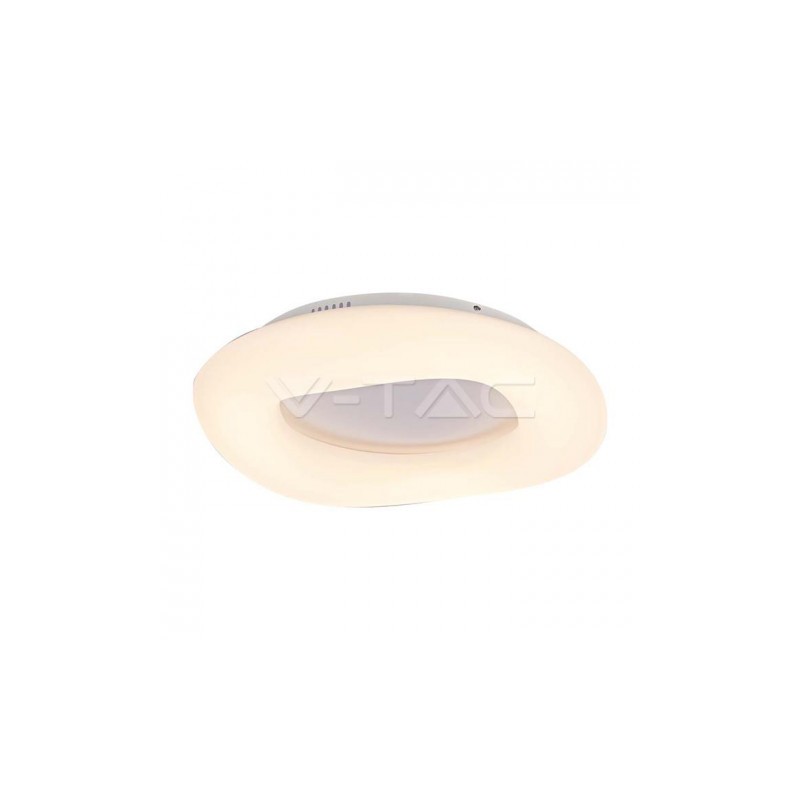 Oprawa LED V-TAC 39W Oprawa Sufitowa Owal Zmiana Barwy Światła D:600xH120 Ściemnianie Biały VT-7609