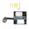 Oprawa LED V-TAC 3W Kinkiet Hotel Łóżko Czarny COB CREE VT-2903 3000K 150lm 3 Lata Gwarancji