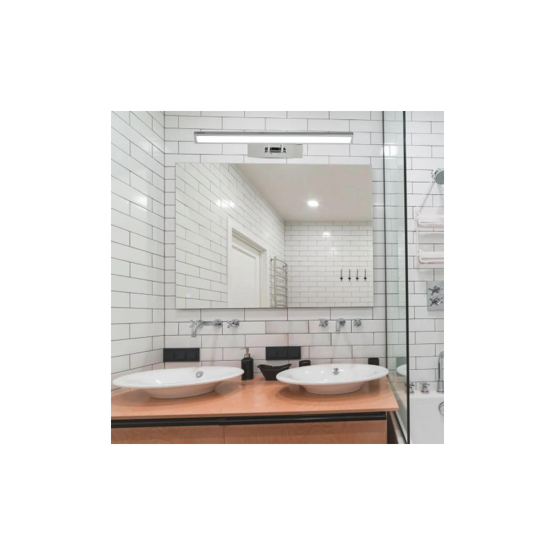 Oprawa V-TAC 9W LED nad Lustro Obraz Chrom 45cm VT-7009CH 3000K 380lm 3 Lata Gwarancji