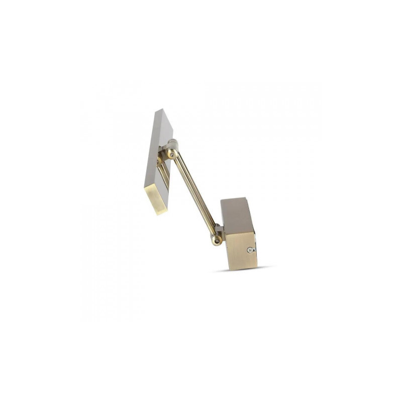 Oprawa V-TAC 9W LED nad Lustro Obraz Złoty 45cm VT-7009 3000K 380lm 3 Lata Gwarancji