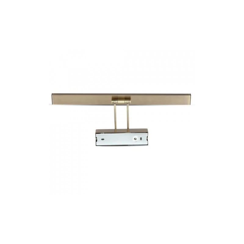 Oprawa V-TAC 9W LED nad Lustro Obraz Złoty 45cm VT-7009 3000K 380lm 3 Lata Gwarancji