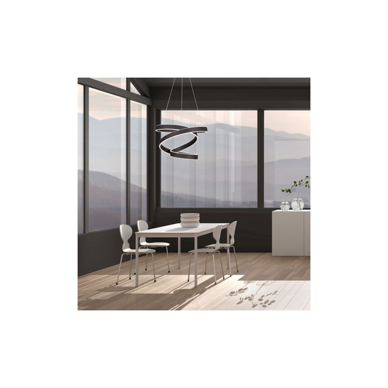 Lampa wisząca ANDROMEDA BLACK 45W LED