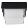 12W LED WALL LIGHT 4000K,BLACK -SQUARE