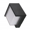 12W LED WALL LIGHT 3000K,BLACK -SQUARE