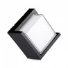 12W LED WALL LIGHT 3000K,BLACK -SQUARE
