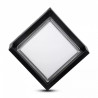 12W LED WALL LIGHT 3000K,BLACK -SQUARE