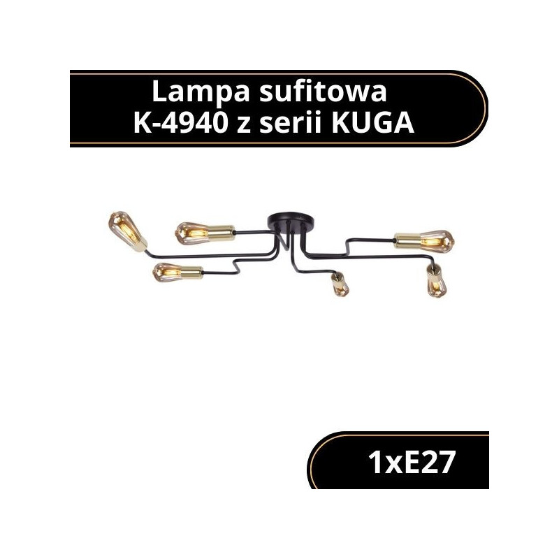 Lampa sufitowa K-4940 z serii KUGA