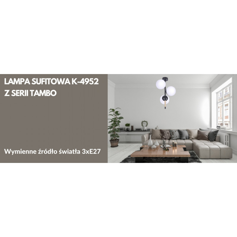 Lampa sufitowa K-4952 z serii TAMBO