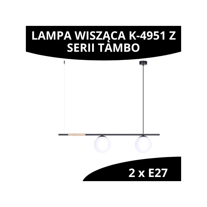 Lampa wisząca K-4951 z serii TAMBO