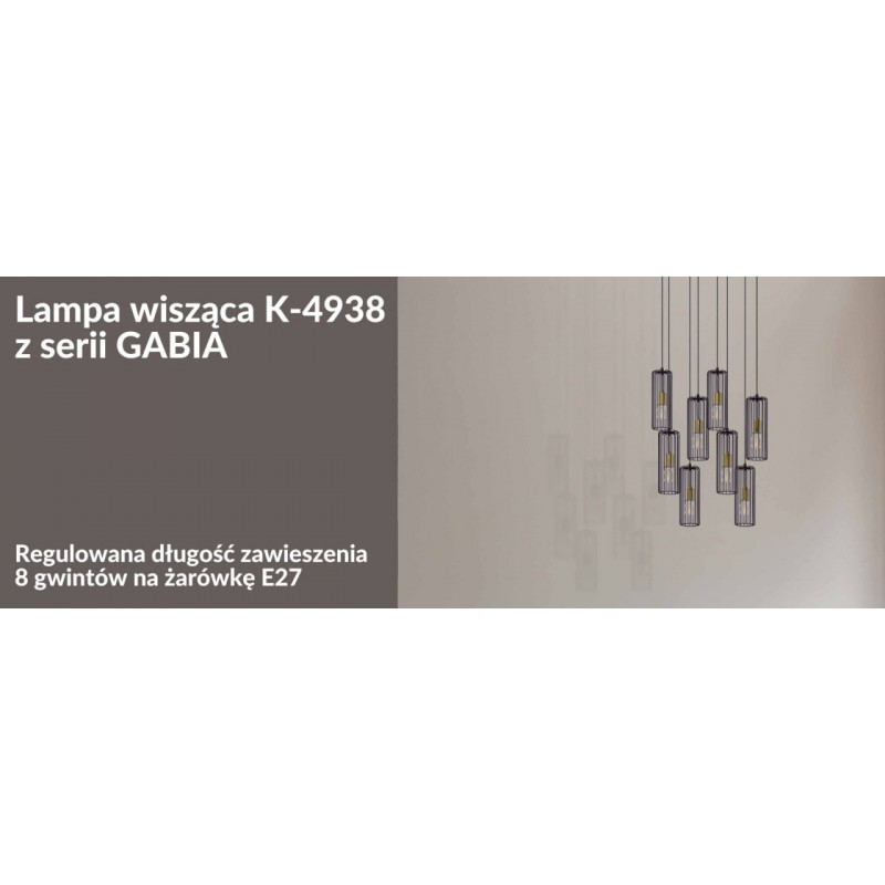 Lampa wisząca K-4938 z serii GABIA